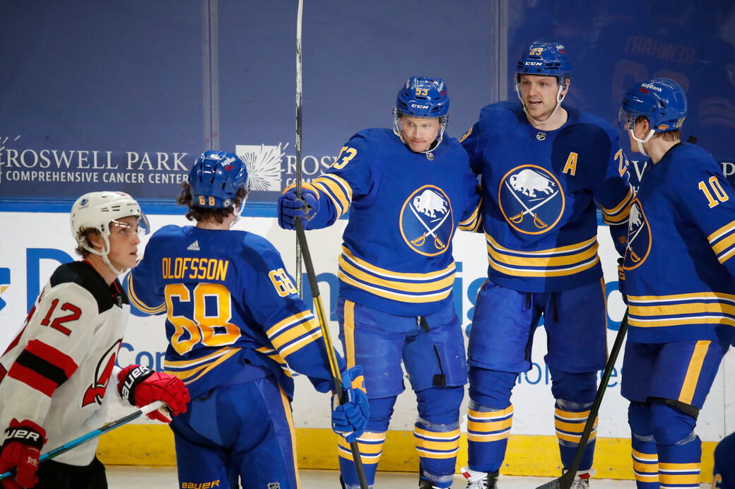 Sabres fall to Devils 6-3